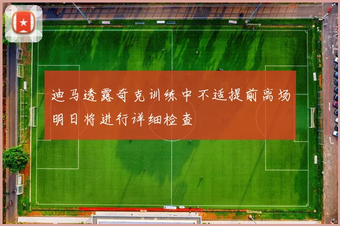 迪马透露奇克训练中不适提前离场明日将进行详细检查